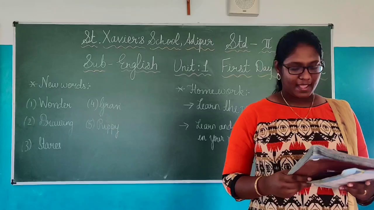 Std 2 English Unit 1 Poem Part 1 - YouTube