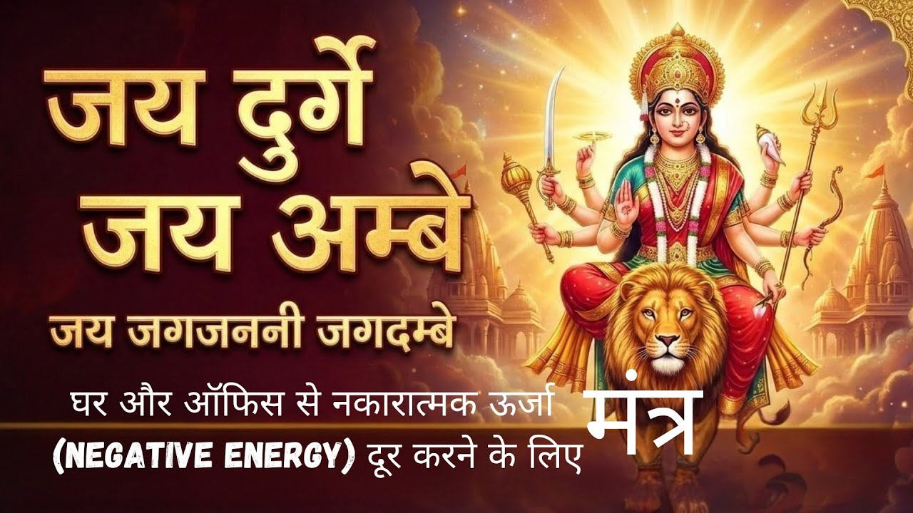 जय दुर्गे जय अम्बे,जय जगजननी जगदम्बे । दुर्गा मां का सुंदर जाप | Jai Durge Jai Ambe Mantra | DurgaMa