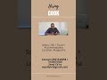 Hiring Cook | Apply now