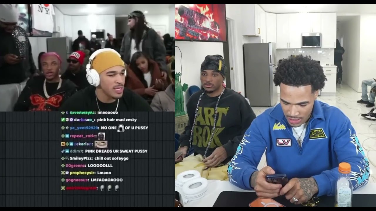 Dlou recreates his viral moment where he trolled the chat in the exact same Airbnb