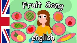 The Fruit Song English | Learn Fruits | Nursery Rhymes for Kids | Learn English Kids | Baby Songs