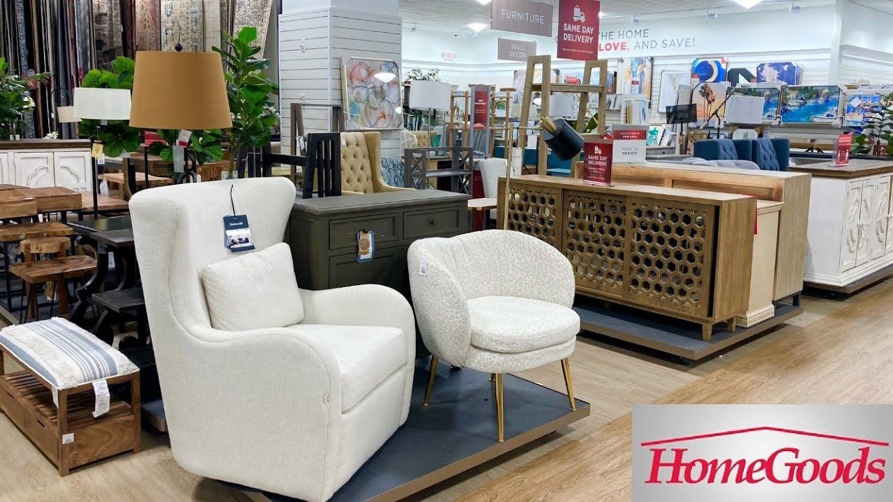 HOMEGOODS ARMCHAIRS CONSOLES BAR STOOLS FURNITURE HOME DECOR SHOP WITH ME SHOPPING STORE