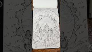 Inktober Day 13 & 14, Horizon Roam, #inktober #shorts