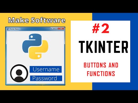Tkinter #2 Buttons and function in Hindi | Python in Hindi | how to make software in Python