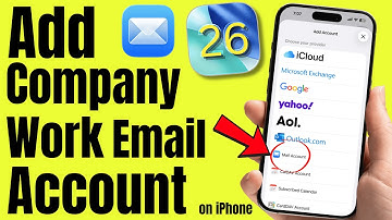 Add Work/Company Email on iPhone (Set Up Business Email) in iOS 26