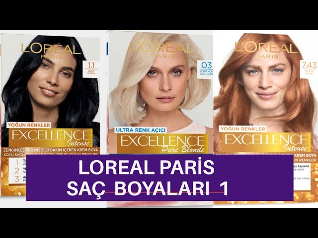 Loreal Paris Saç Boyaları Hakkında Bulabileceğiniz En Detaylı Video 1,  Loreal Paris, Saç Boyama, - YouTube