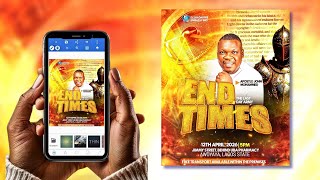 Church flyer design for beginners | pixellab tutorial