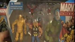 The Future Presents 2011 Hasbro Marvel Universe Series 3 Action Figures & Classic Avengers Set
