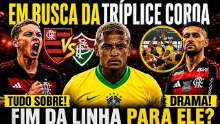 HOJE TEM FINAL: FLAMENGO X FLUMINENSE! WESLEY FORA DA COPA? ARRASCAETA: CONVERSA REVELADA FLAMENGO