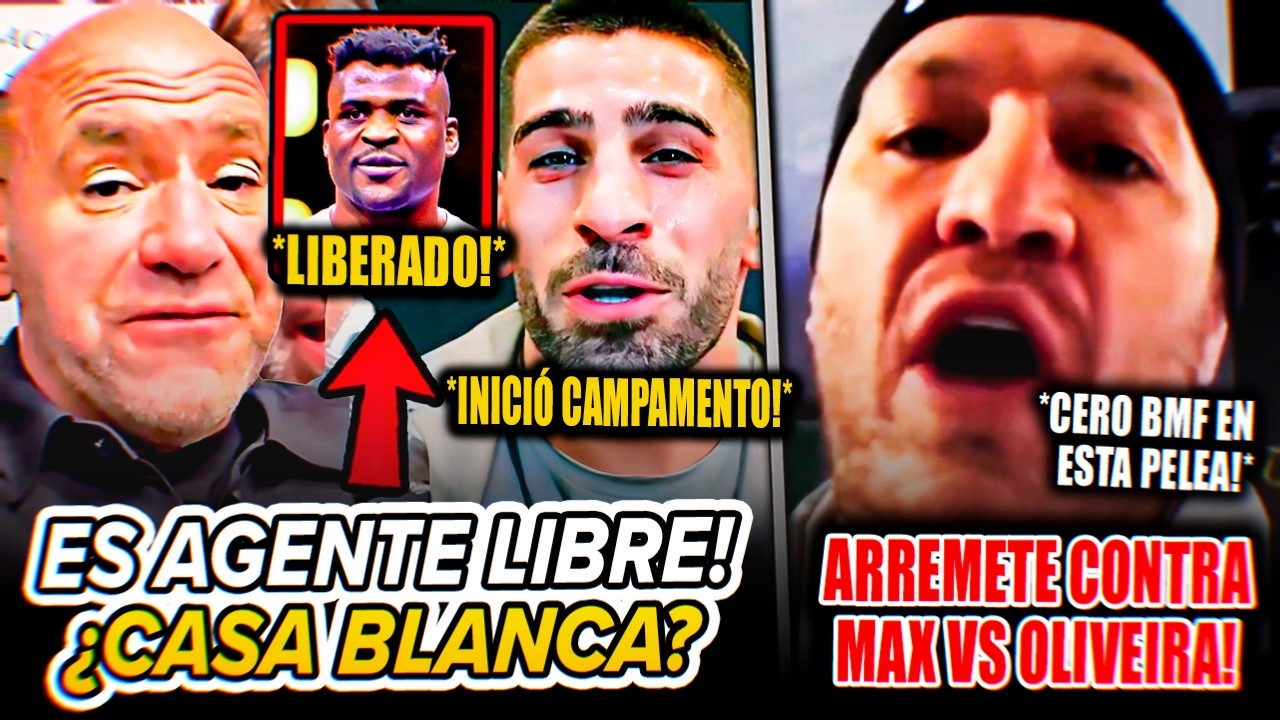 ¡Francis Ngannou para el evento de UFC en la Casa Blanca?! Topuria en campamento de entrenamiento!