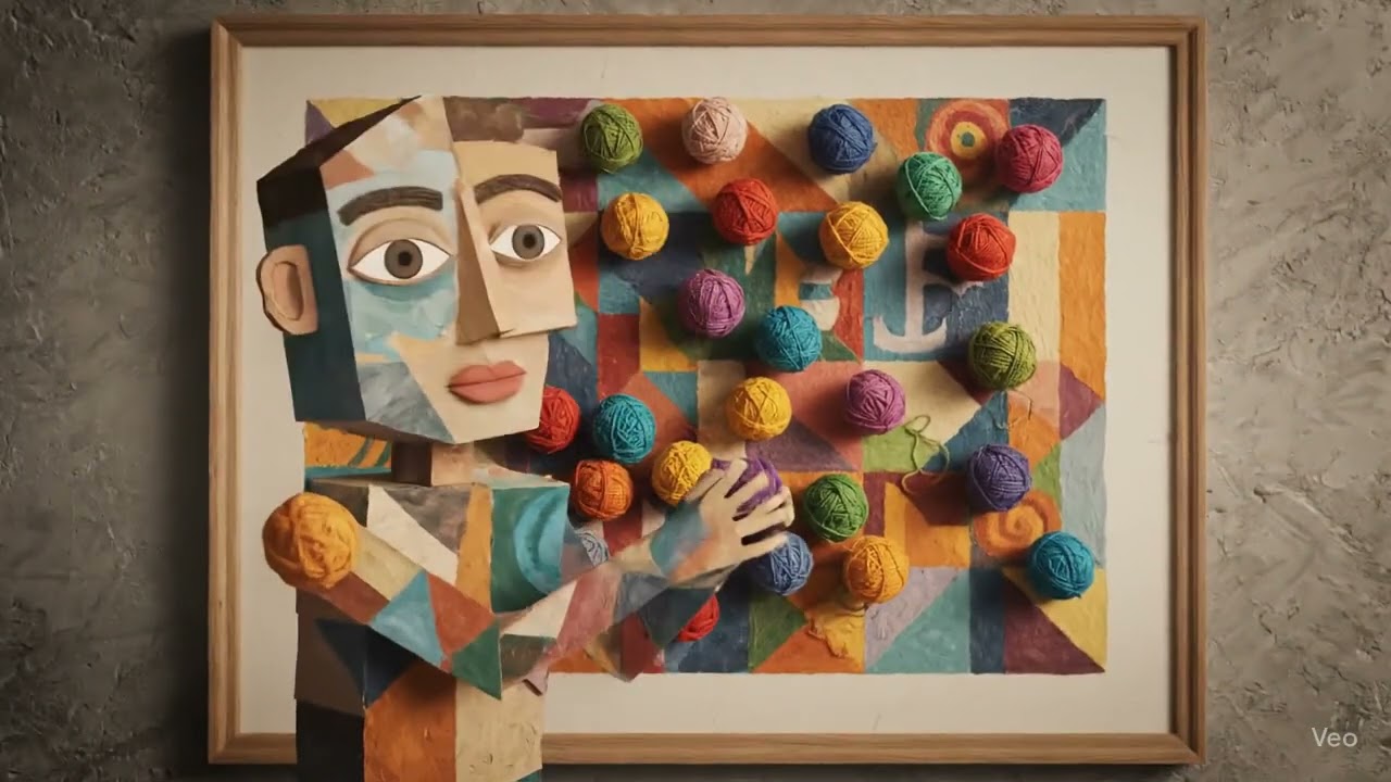 Klubíčkový modernismus je zpět! Hravý umělec se zbláznil a vytvořil hit z přízí!