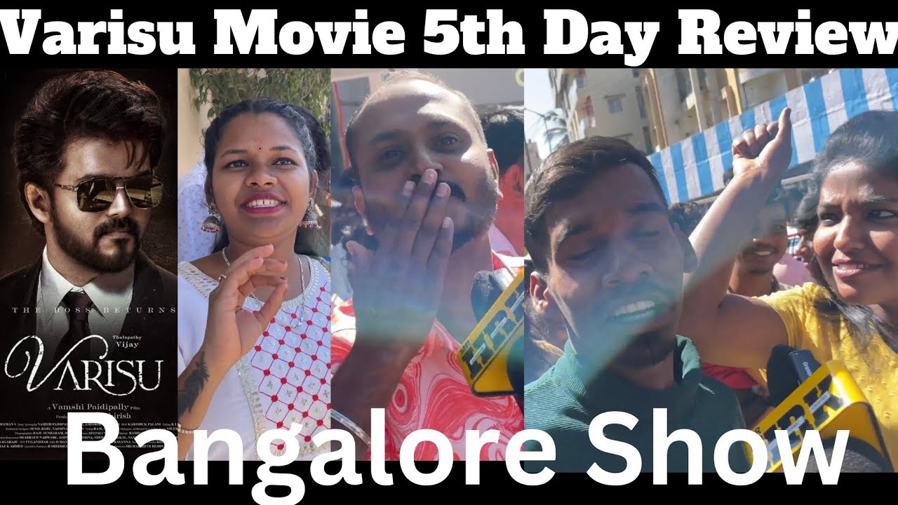 Varisu Movie 5th Day Public Talk & Review In Bangalore | Varisu 5th Day Movie Review | Mr HRK