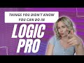 Things you didnt know you can do in logic pro