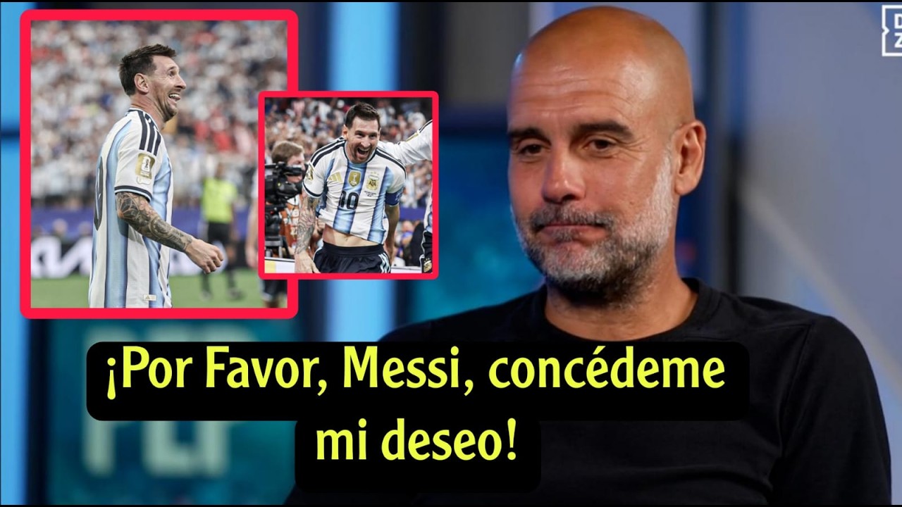 Guardiola y Messi: la reacción que reaviva la magia albiceleste