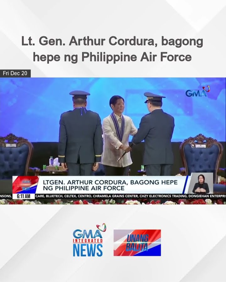Lt. Gen. Arthur Cordura, bagong hepe ng Philippine Air Force | Unang Balita