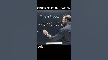 ORDER OF PERMUTATION | GROUP THEORY | DISJOINT CYCLE | #rohitnama #dsssbnew #dsssbmaths #rpsc #pgt