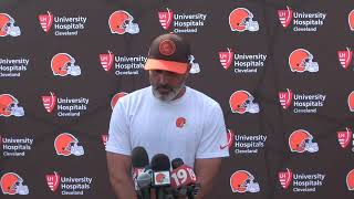 Kevin Stefanski Cleveland Browns Press Conference | August 15, 2024