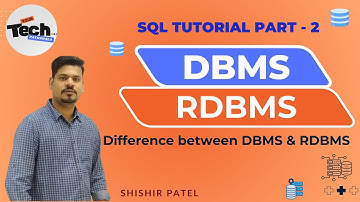 Difference Between DBMS and RDBMS | Simple Explanation | SQL Tutorials