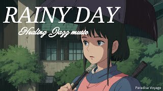 [1hour] 공부할 때 듣기 좋은 빗소리와 재즈🌧 lofi grooves Relax/Study/Sleep The sound of rain good for studying🌧