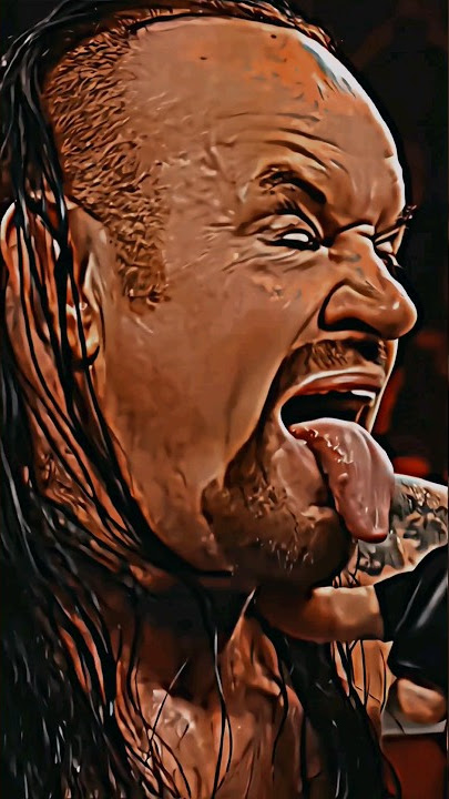 THE UNDERTAKER scary look 👹 #youtubeshorts #respect #attitude #shorts