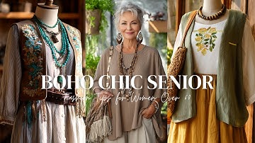 2025 Boho Chic Style Hacks for Women Over 60 | Ultimate Dress Guide for Ageless Fashion