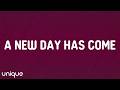 C&eacute;line Dion - A New Day Has Come (Lyrics)