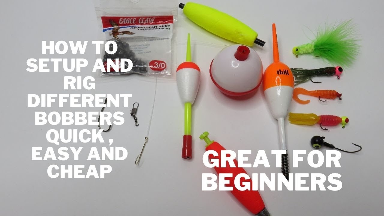 How to Setup/Rig/Tie a Fishing Bobber or Float ! Quick and Easy