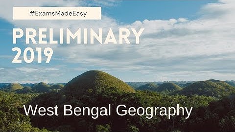 WBCS West Bengal Geography Preliminary 2019 question answer || Exams Made Easy©