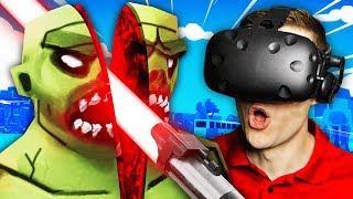 Creating EPIC WEAPON And DESTROYING VR ZOMBIES (Undead Development VR Funny Gameplay) screenshot 3