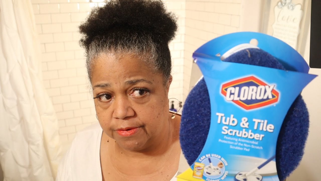 Clorox Extendable Tub & Tile Scrubber with Diamond Head - Triple A