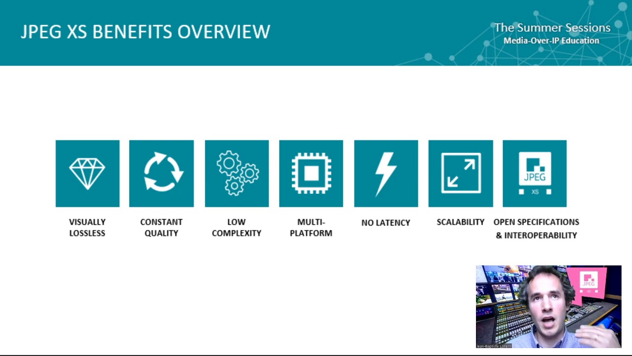 Jean-Baptiste Lorent explains JPEG XS and SMPTE ST 2110 for IPMX