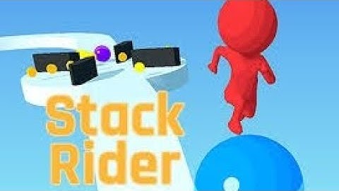 stack rider noob vs pro vs hacker all max level iOS trailer gameplay. #androidgames