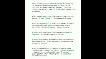 Prophecy Core Mandatory Part 2 Questions with Complete Solutions Latest new video