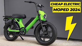 6 Cheapest All-Electric Moped eBikes for 2024 (Pricing Overview for Buyers)