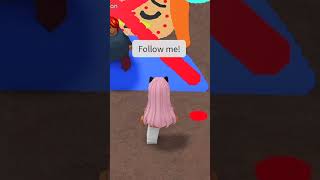 this bacon was bullied by slender so i surprised her ❤️🥰#robloxshorts #roblox