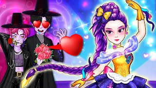 Huntrix Makeover: Rumi Glow Up Into Ballerinas popular| Skincare & Makeup ASMR | DIY Paper Game screenshot 3