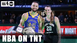 STEPHEN vs. SABRINA FULL 3POINT CHALLENGE  | NBA on TNT