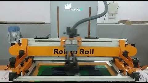 Roll To Roll Screen Printing Machine Vertical Type With IR 918530552727,8660976819