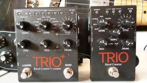 Digitech Trio vs Trio+ (plus) with demos.