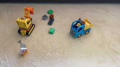 LEGO DUPLO Truck & Tracked Excavator 10812