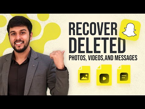 How To Recover Deleted Photos Videos x Chats On Snapchat 2023 | Restore Snapchat Messages