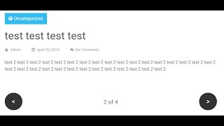 Next And Back Buttons To Split Wordpress Posts to multiple pages