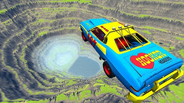 Cars vs Leap Of Death – BeamNG Drive #17