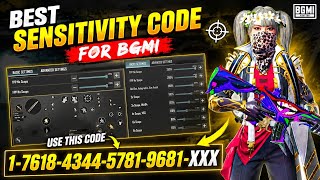 NEW UPDATE 4.4 CODE 🔥 BGMI/PUBG MOBILE SENSITIVITY SETTINGS 2026 | BEST SCOPE SENSITIVITY SETTINGS✅