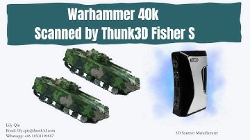 Warhammer 40K Scanned by Thunk3D Fisher S Handheld Scanner