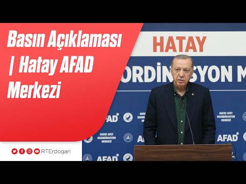 Basın Açıklaması | Hatay AFAD Merkezi