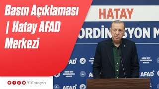 Basın Açıklaması Hatay Afad Merkezi