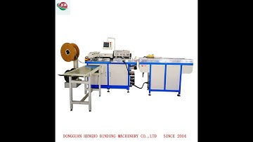HB 520PB Automatic double loop wire punching and forming machine for hanger calendar