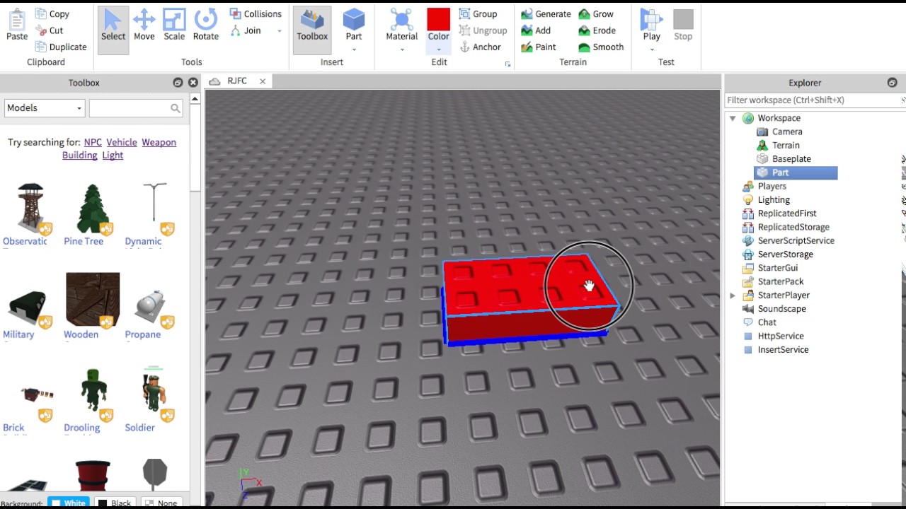 How To Color A Block Roblox Roblox Studio With Audio Thats A Lot Of S Youtube - how to change color in roblox studio
