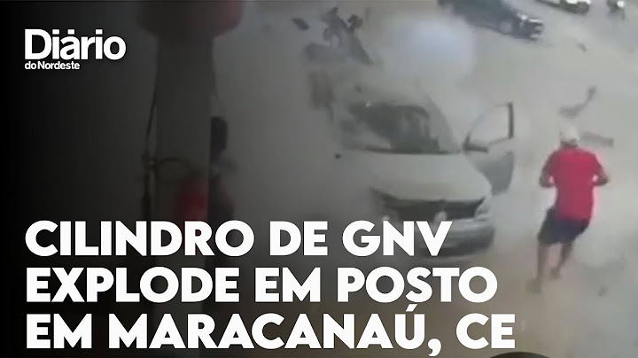Veja momento em que cilindro de GNV explode durante abastecimento e destrói carro em Maracanaú